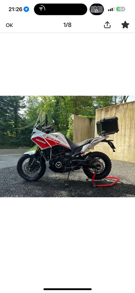2024 moto Morini xcape 650cc garantie 2028, Enlèvement
