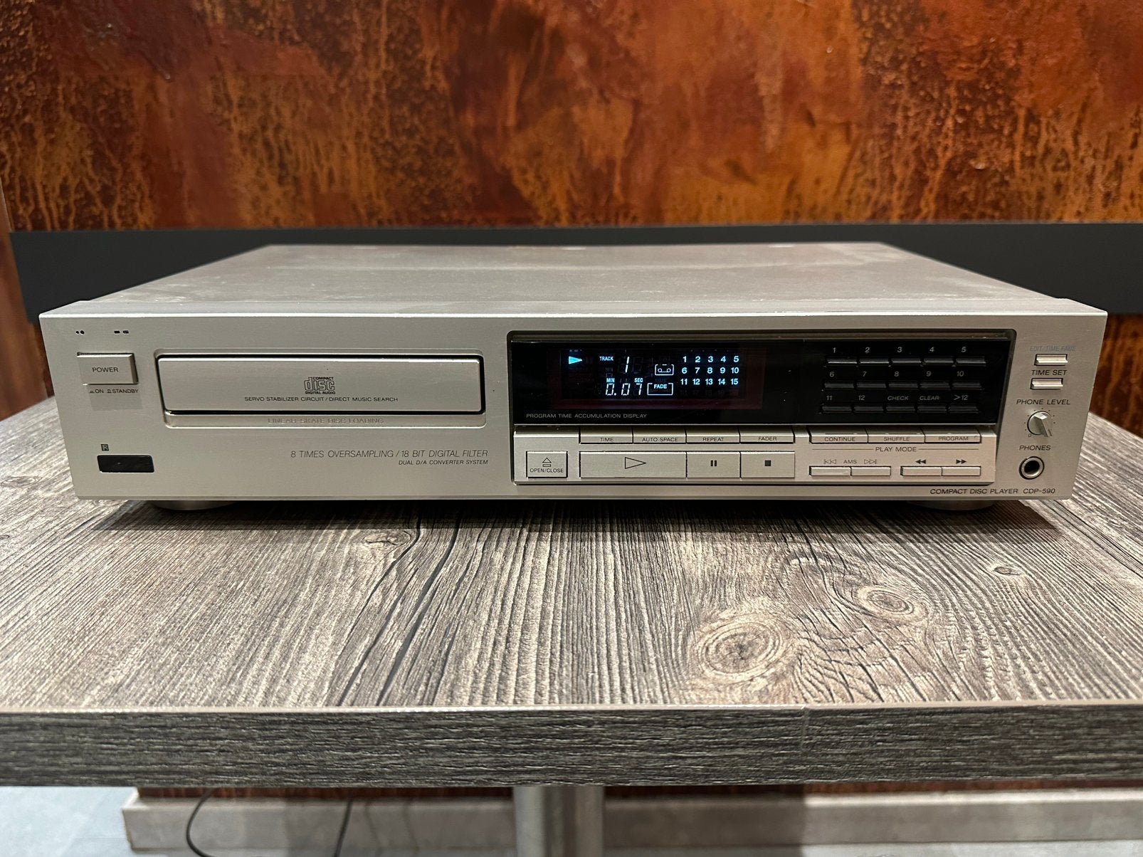 Sony CD speler goed werkend, geen afstandsbediening, TV, Hi-fi & Vidéo, Lecteurs CD, Utilisé, Sony, Enlèvement