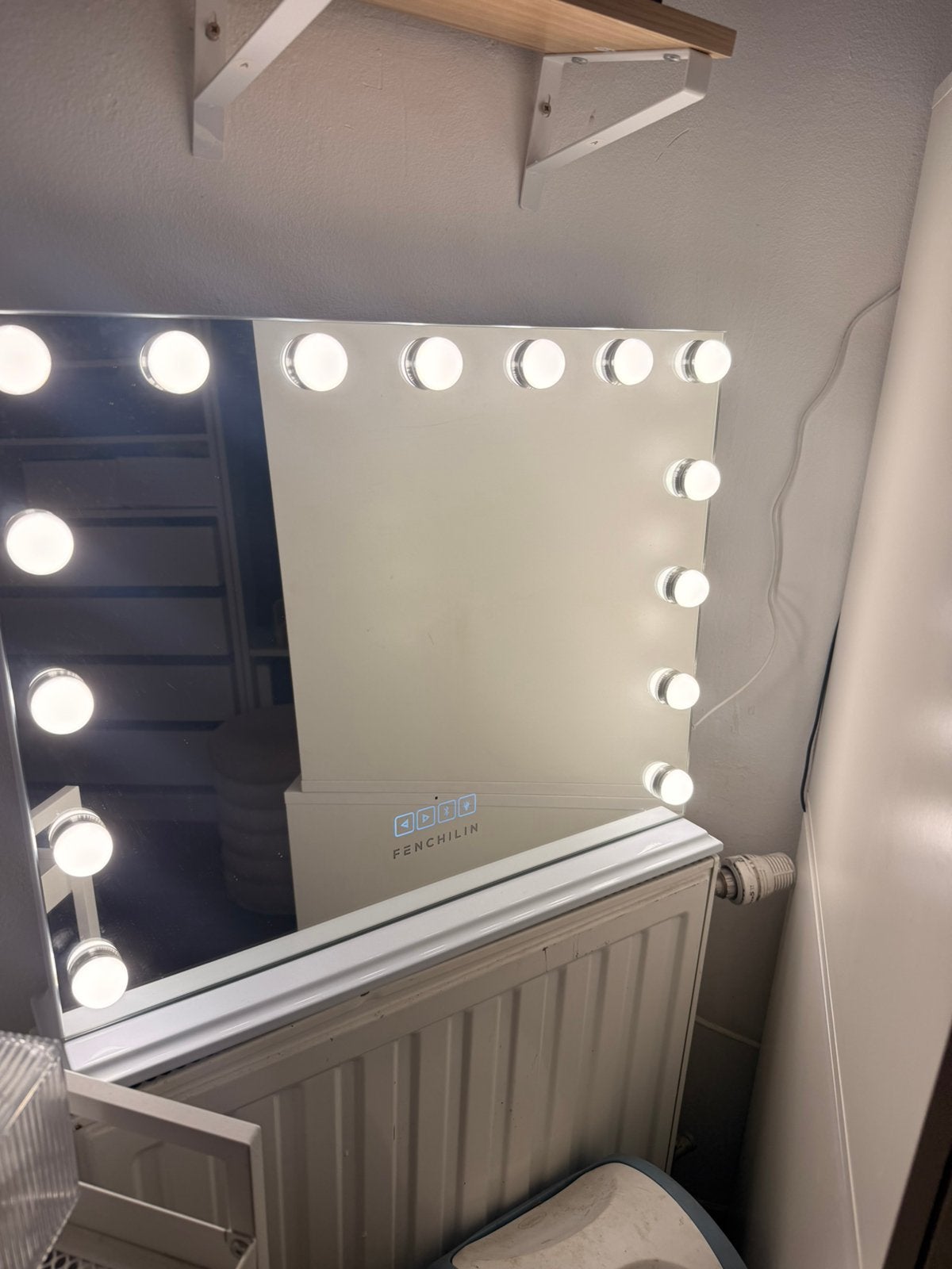 Miroir à maquillage led avec Bluetooth, Enlèvement ou Envoi, Comme neuf