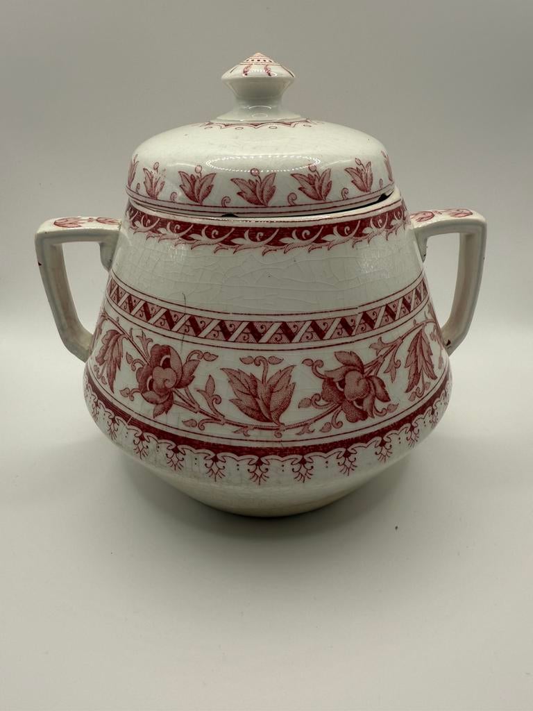 Bonbonnière ancienne Sarreguemines vintage, Enlèvement ou Envoi