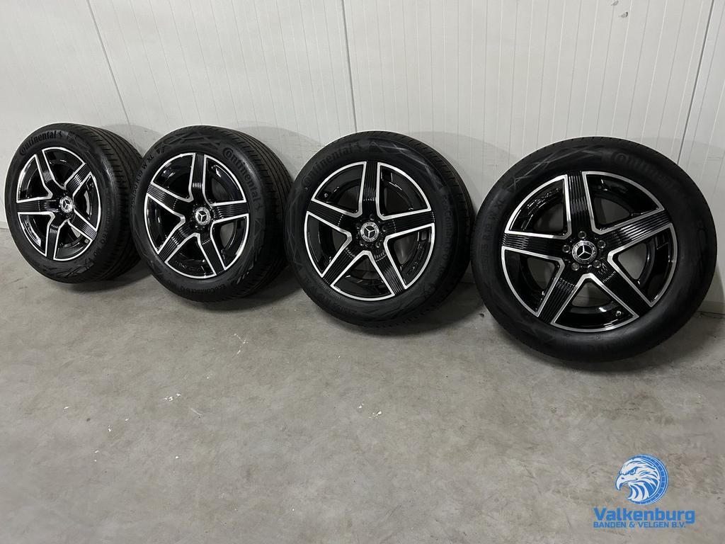 6-7mm! Originele Mercedes GLC W254 19 inch zwarte AMG velgen, Pneus et Jantes, Véhicule de tourisme, Pneus été, -