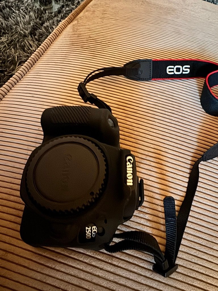 Canon EOS 250D - complete set!, TV, Hi-fi & Vidéo, Enlèvement, Carte mémoire, Canon