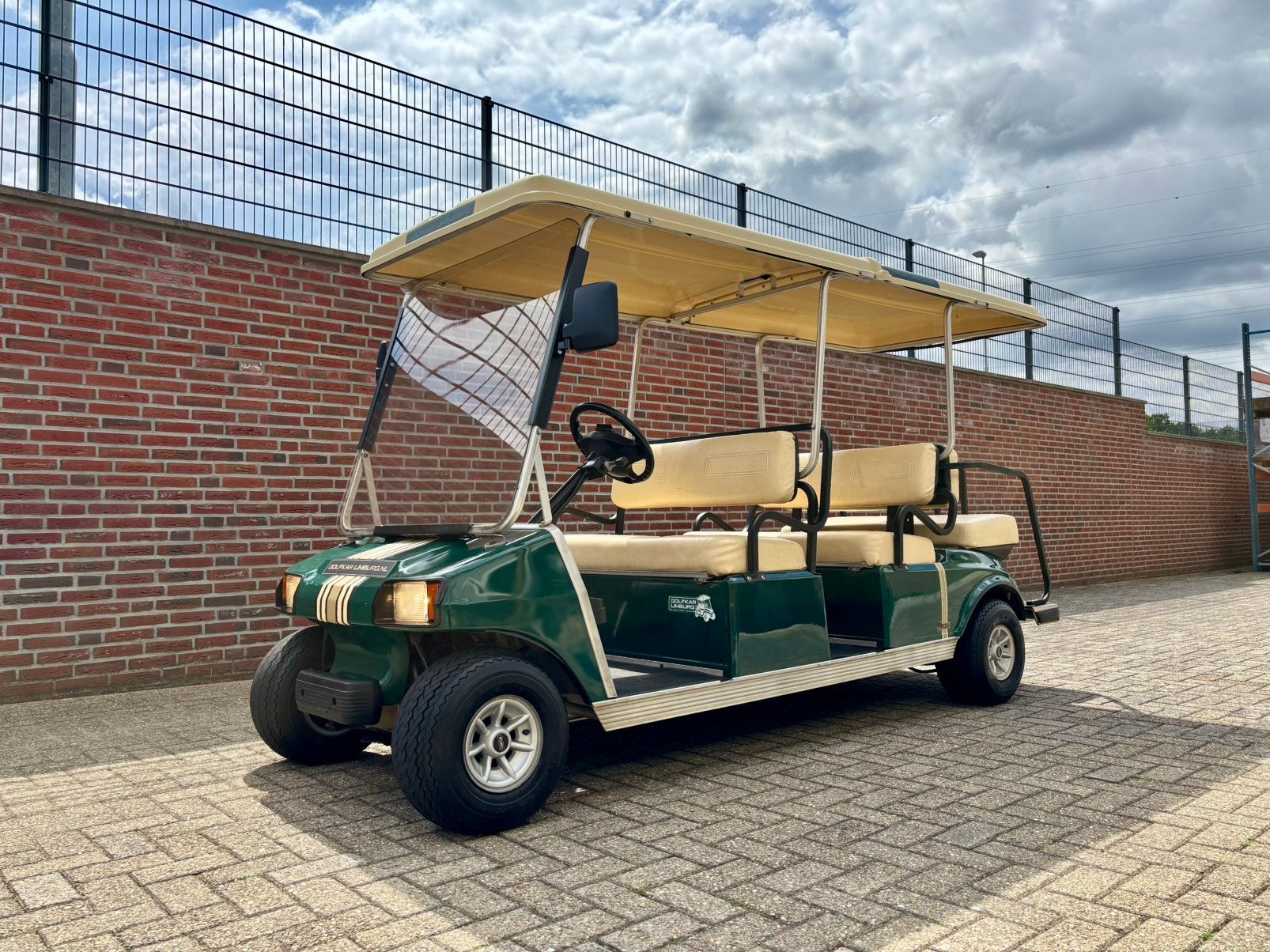 Belle voiturette de golf électrique 6 places Clubcar Shuttel, Enlèvement ou Envoi, Comme neuf, Voiturette de golf, Autres marques