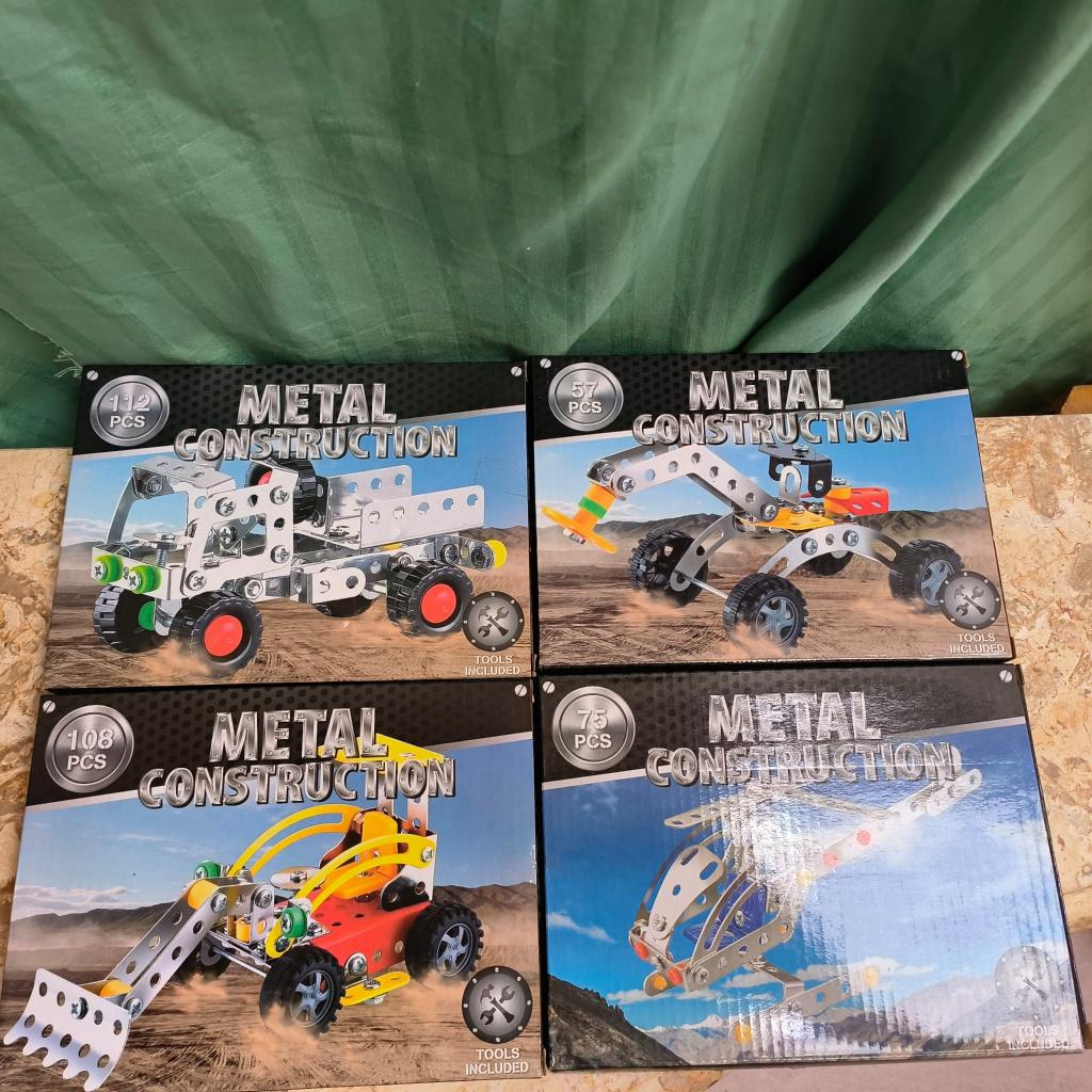 4 Bouwdozen van Metal Contruction, Ophalen of Verzenden, Nieuw