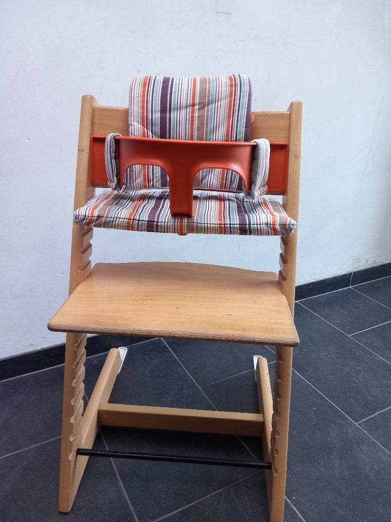 Tripp trapp meegroeistoel, Kinderen en Baby's, Kinderstoelen, Ophalen, Gebruikt, Meegroeistoel, Stoelverkleiner