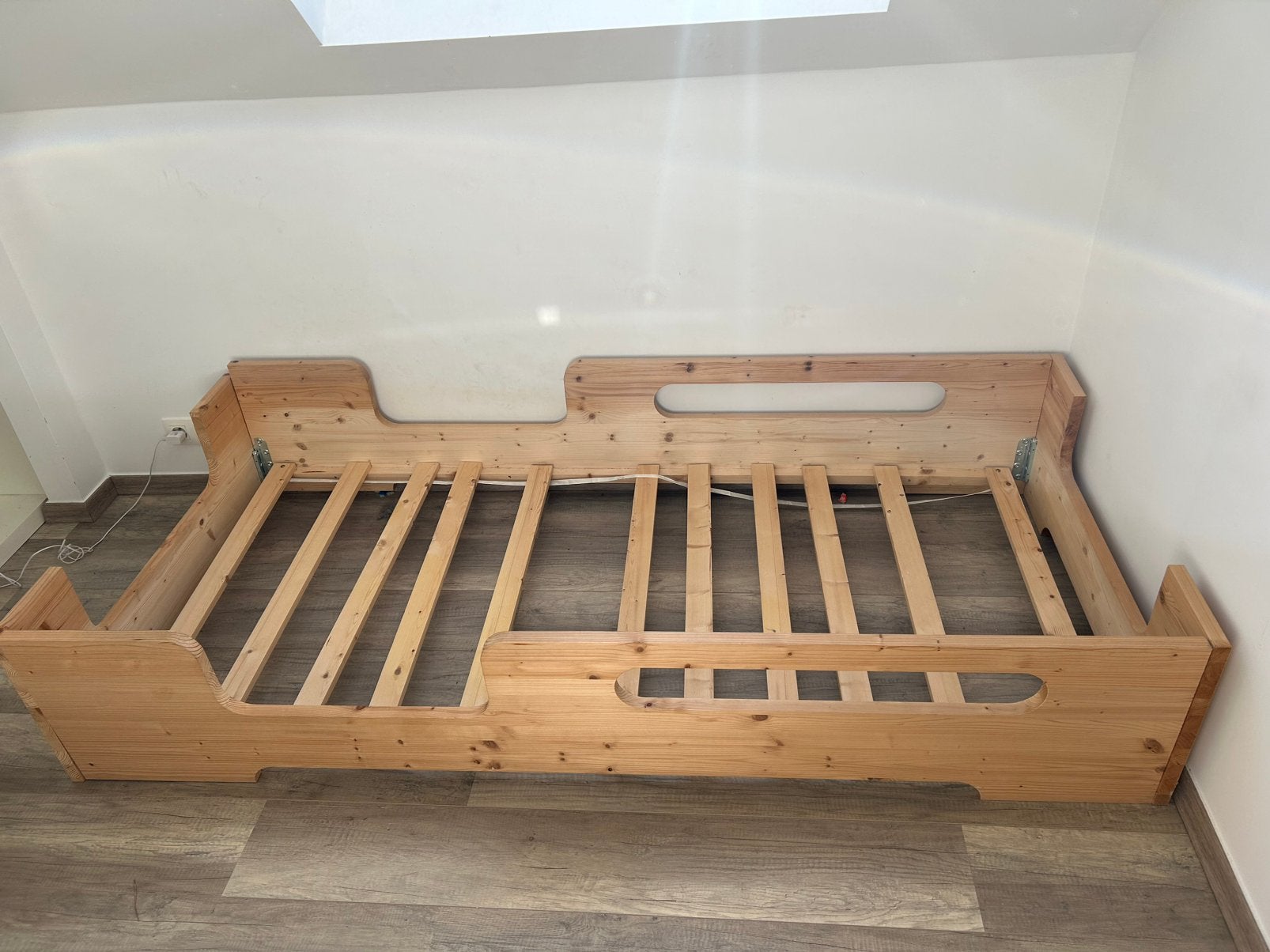 Kinderbed 200 x 90, Huis en Inrichting, Slaapkamer | Bedden, Ophalen, Gebruikt, 90 cm, 200 cm