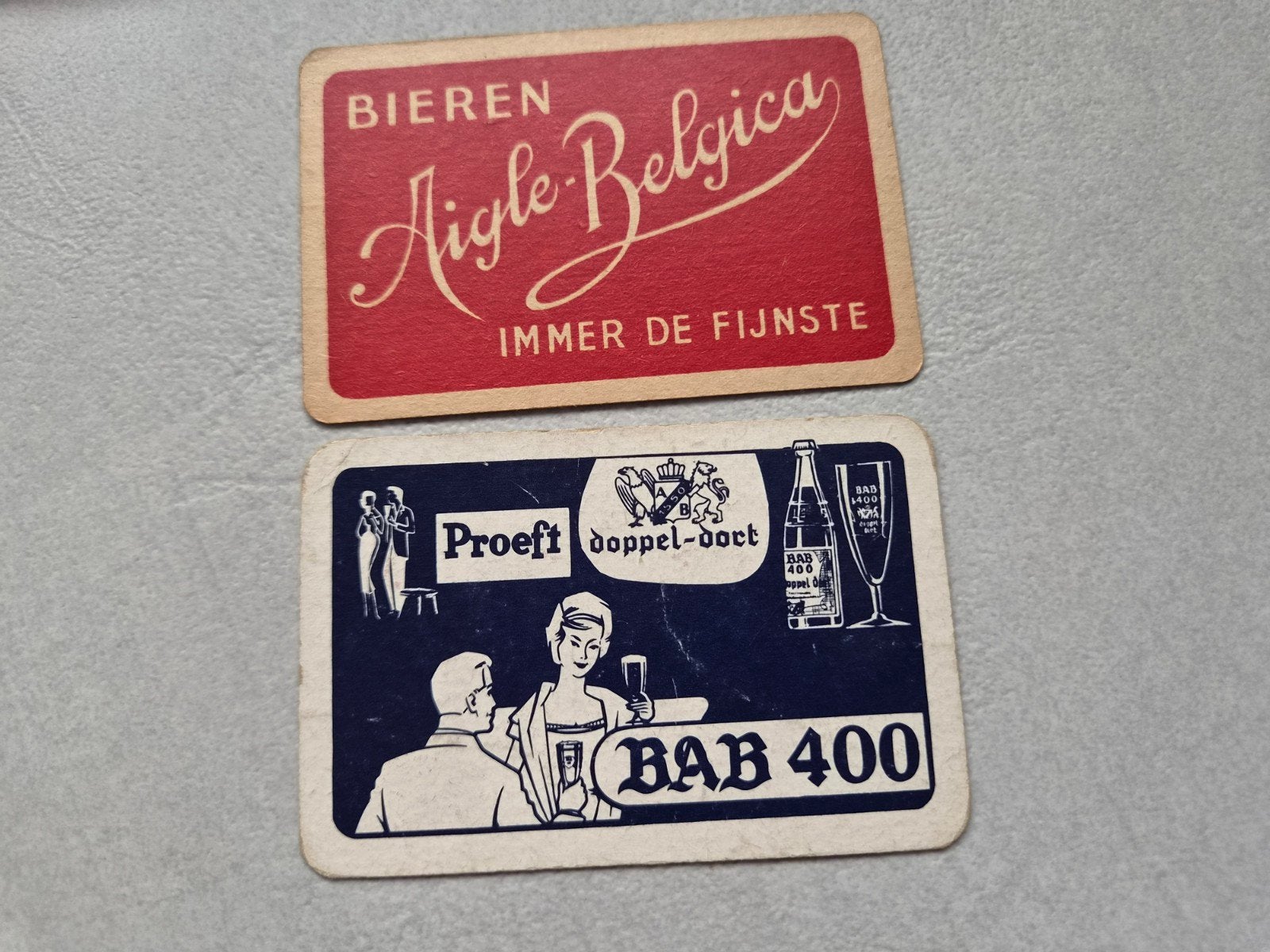 2 speelkaarten aigle belgica, Ophalen of Verzenden