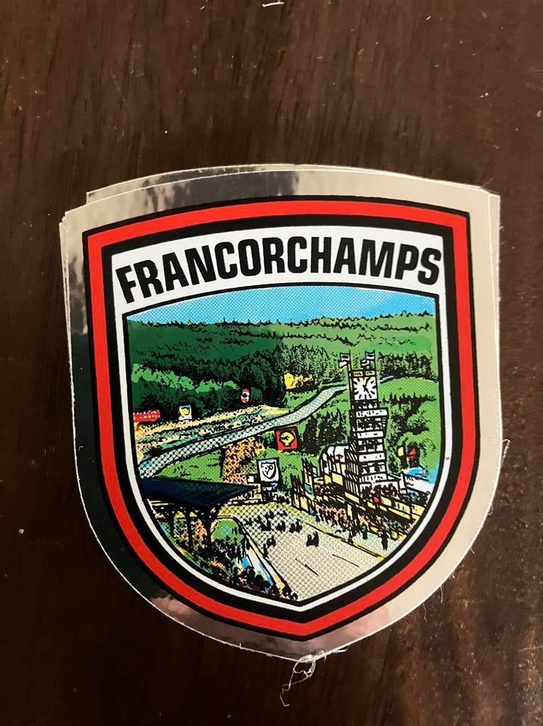 Autocollants Francorchamps, Enlèvement ou Envoi