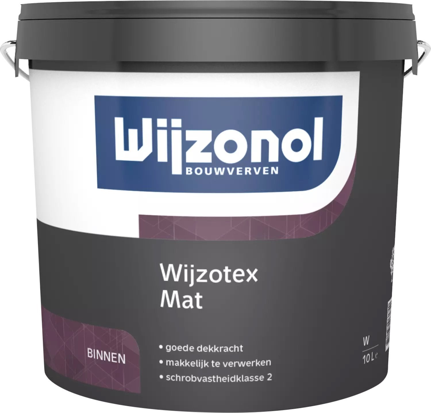 RAL 9010 Wijzonol Wijzotex Mat 10L, Bricolage & Construction, Peinture, Vernis & Laque, Neuf, 10 à 15 litres, Enlèvement, Peinture