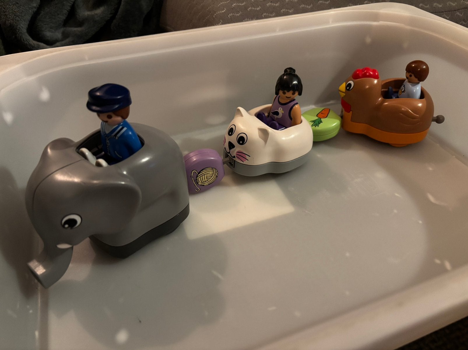 Dierentrein playmobil, Enfants & Bébés, Enlèvement, Comme neuf, 1.2.3