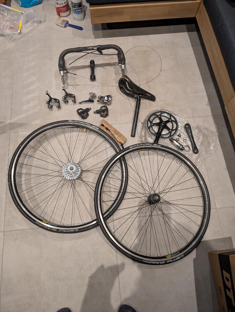 Groupe Cannondale CAAD 5 et roues Mavic CXP21, Vélos & Vélomoteurs, Enlèvement ou Envoi, Utilisé