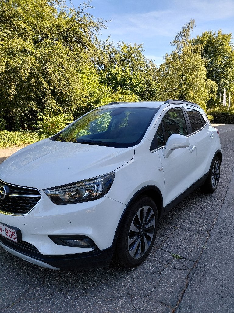 Opel Mokka x, Auto's, Zwart, Wit, Leder, Particulier