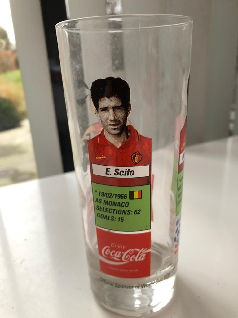 Glas worldcup- uitgave Mac Donalds: Scifo en Degryse, Verzamelen, Ophalen, Gebruikt, Overige typen