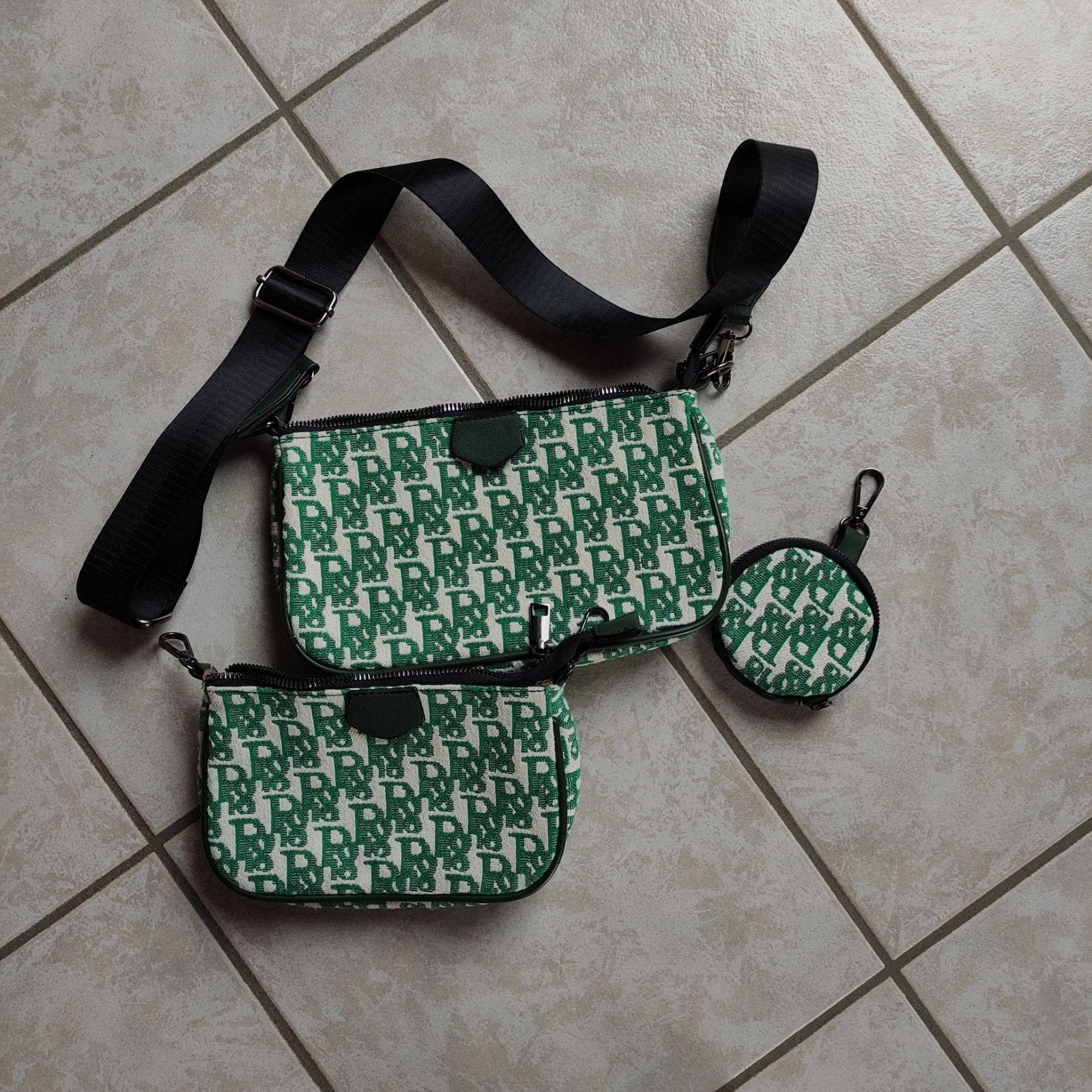 tof crossbody tasje., Ophalen, Zo goed als nieuw, Groen, Schoudertasje
