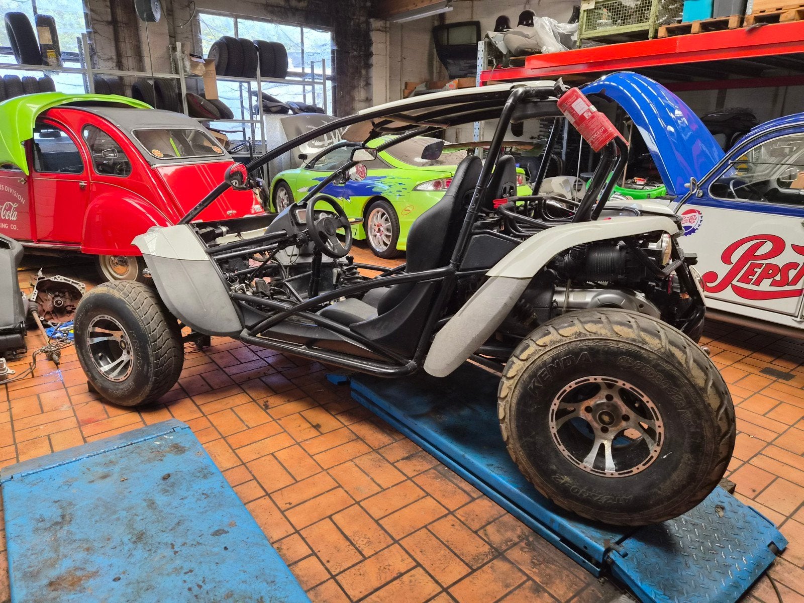 buggy PGO 500 BR, Ophalen
