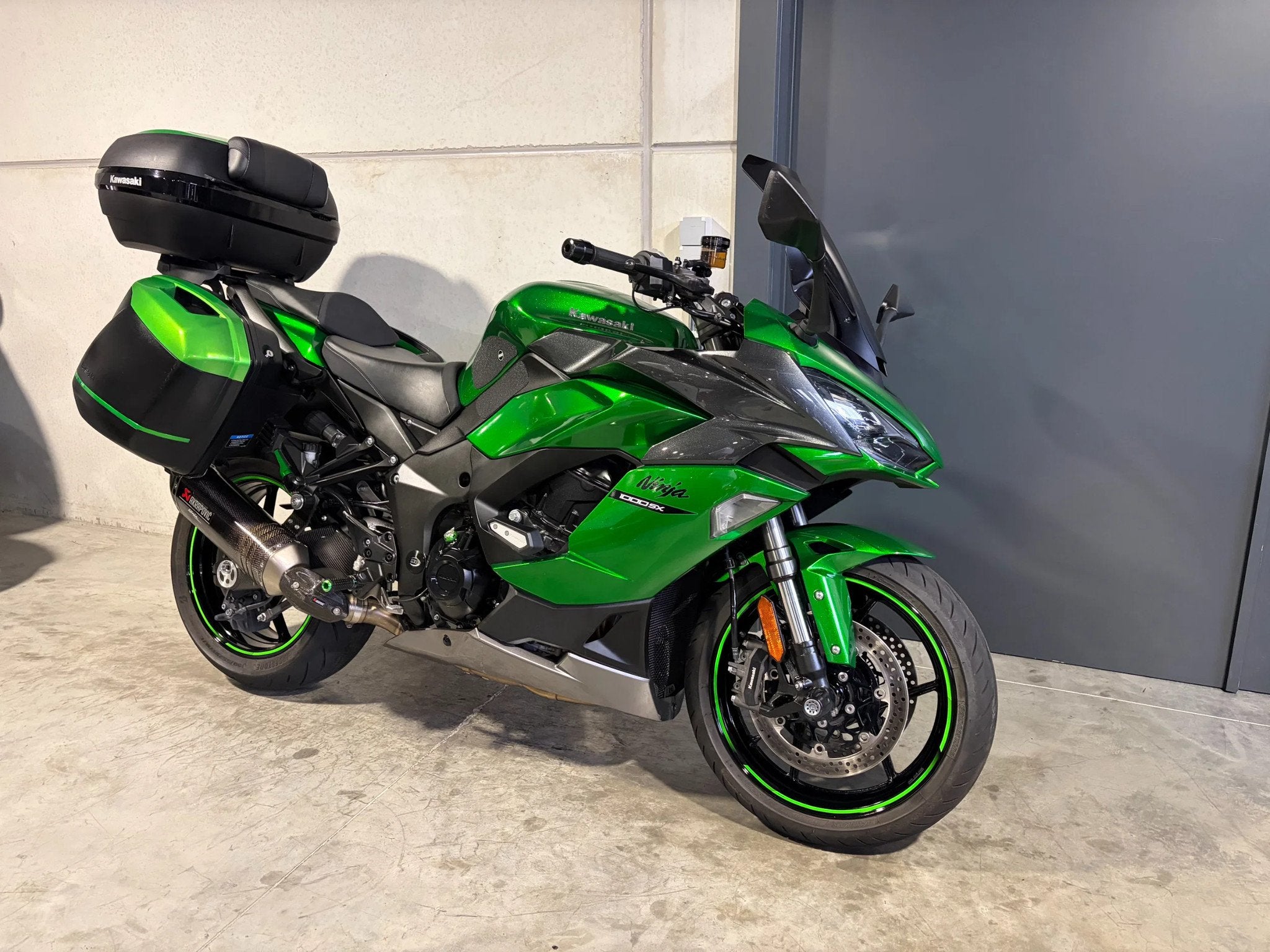 Kawasaki Ninja 1000 SX met 3-delige kofferset (bj 2021), Bedrijf, Toermotor, Meer dan 35 kW, 1000 cc