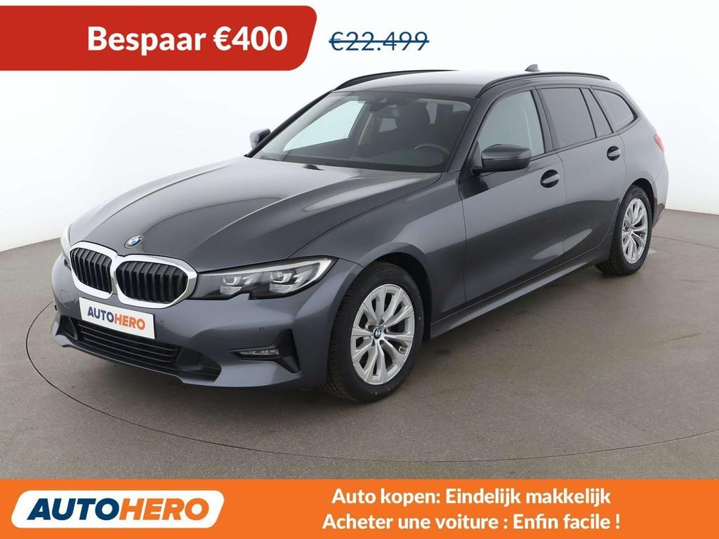 BMW 3 Serie 320 320d Mild-Hybrid xDrive Advantage, Autos, Argent ou Gris, Achat, Euro 6, Noir