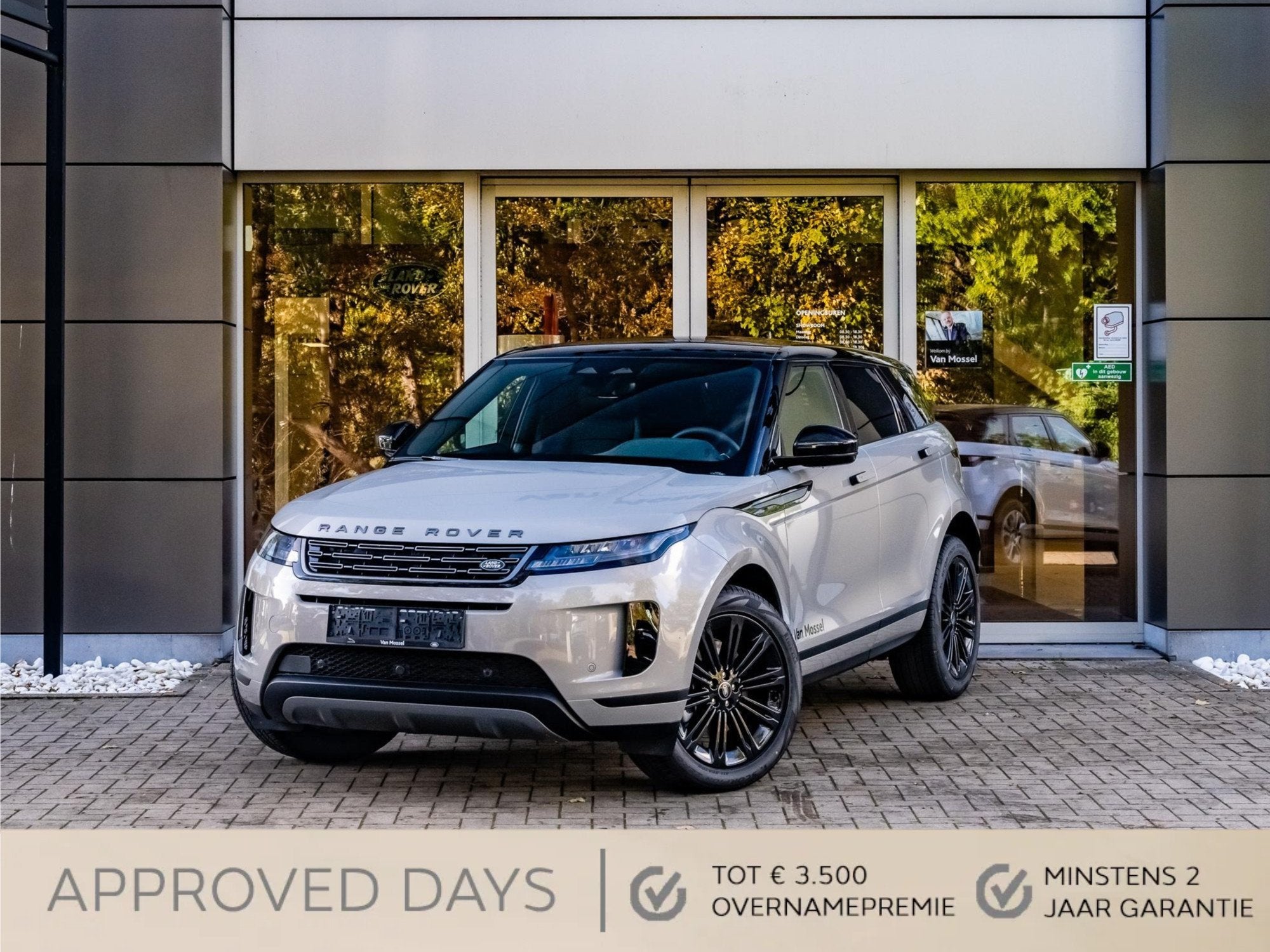 Land Rover Range Rover Evoque P160 S FWD Auto. 26.5MY, Autos, Cuir, Argent ou Gris, Achat, Entreprise
