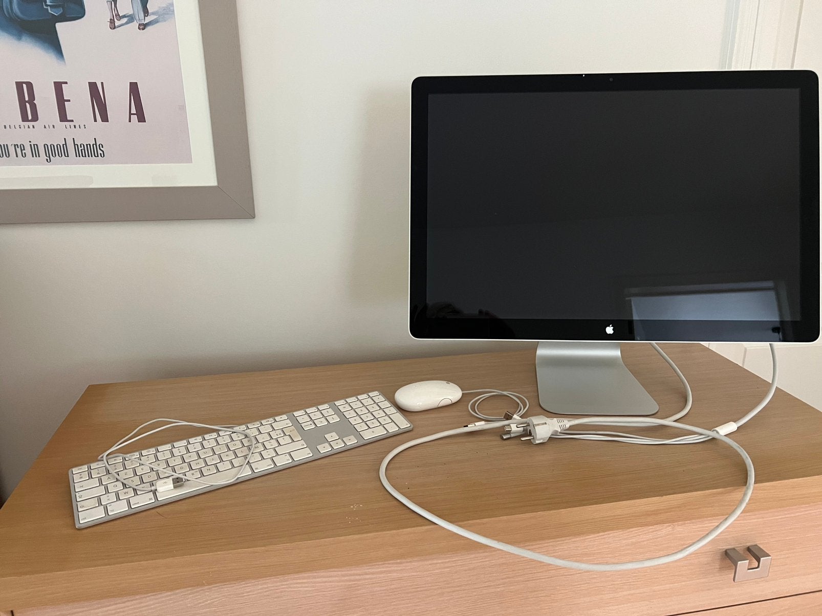 Apple scherm, toetsenbord en muis te koop, Computers en Software, Apple Desktops, Ophalen, Zo goed als nieuw