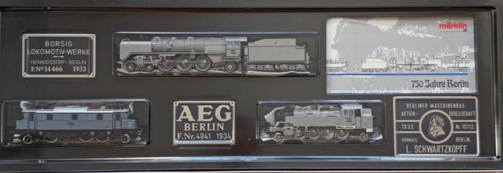 Marklin set van 3 locomotieven, Wisselstroom, Locomotief, Nieuw, Ophalen of Verzenden