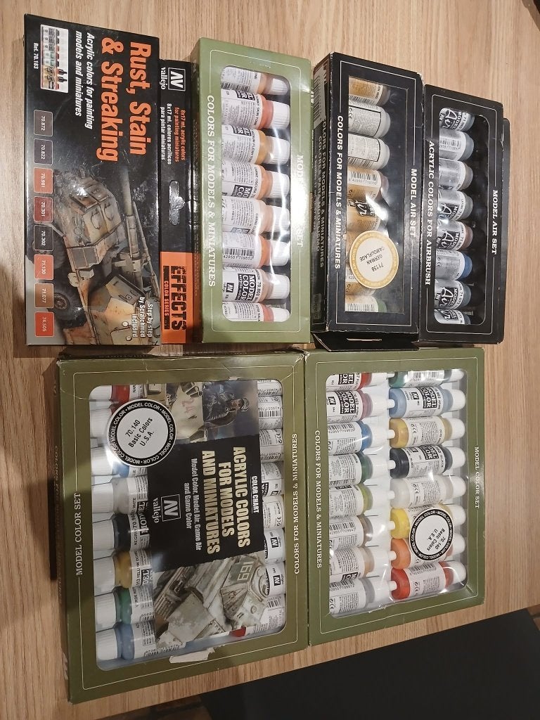 Lot peintures Vallejo, Hobby en Vrije tijd, Modelbouw | Overige, Verzenden, Gebruikt