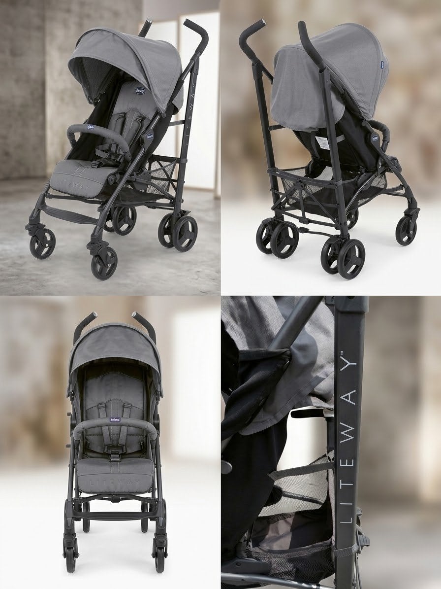 Chicco liteway buggy, Kinderen en Baby's, Ophalen of Verzenden, Verstelbare rugleuning