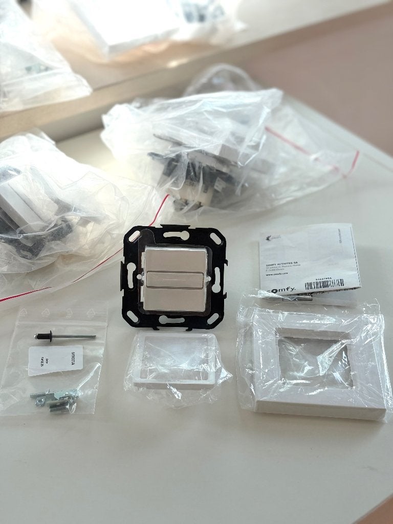 Somfy rolluiken schakelaar 5 x, Ophalen of Verzenden, Nieuw, Wit, Elektrische bediening
