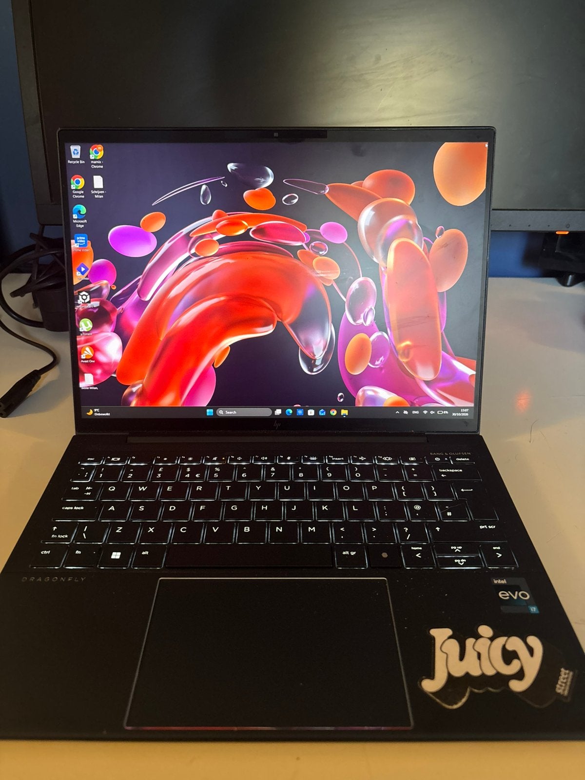 HP dragonfly g4 - intel i7-1355u, Ophalen of Verzenden, Zo goed als nieuw
