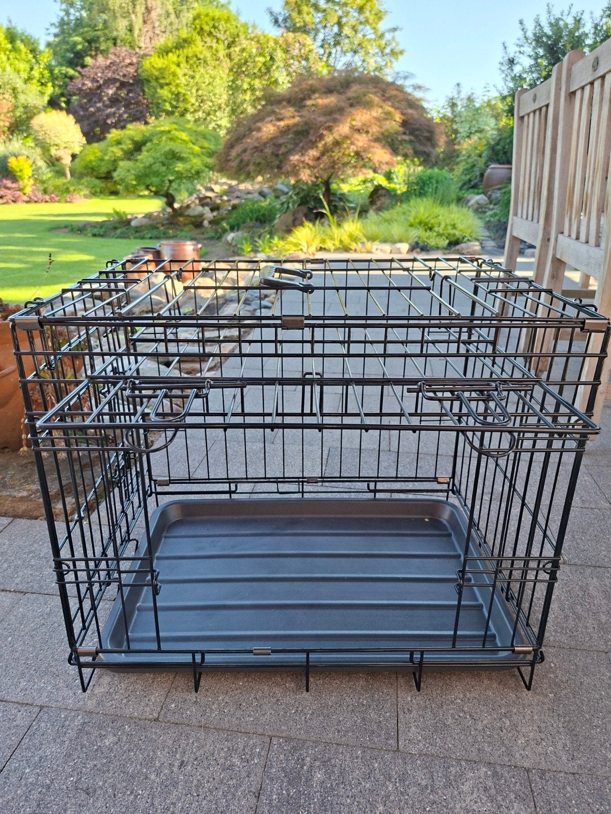 Opvouwbare bench, Dieren en Toebehoren, Ophalen, Zo goed als nieuw