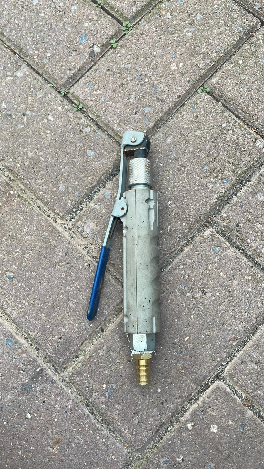Straalpistool, Ophalen, Zo goed als nieuw
