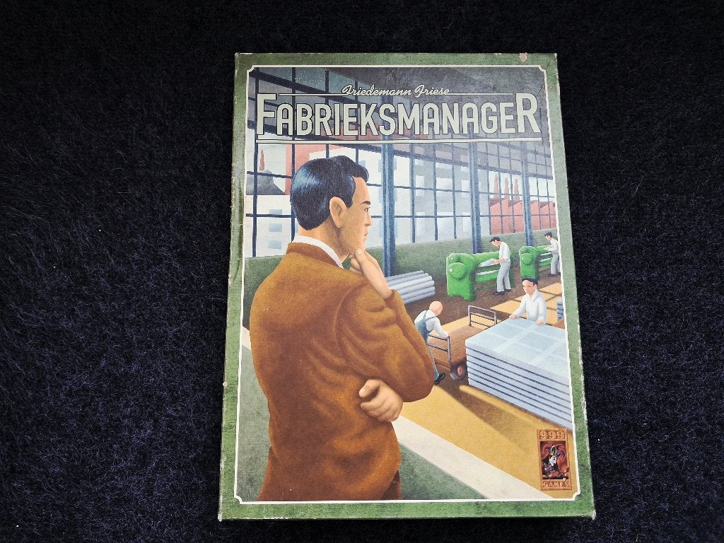 Boardgame Fabrieksmanager, Hobby en Vrije tijd, Ophalen of Verzenden, Zo goed als nieuw, 999 games