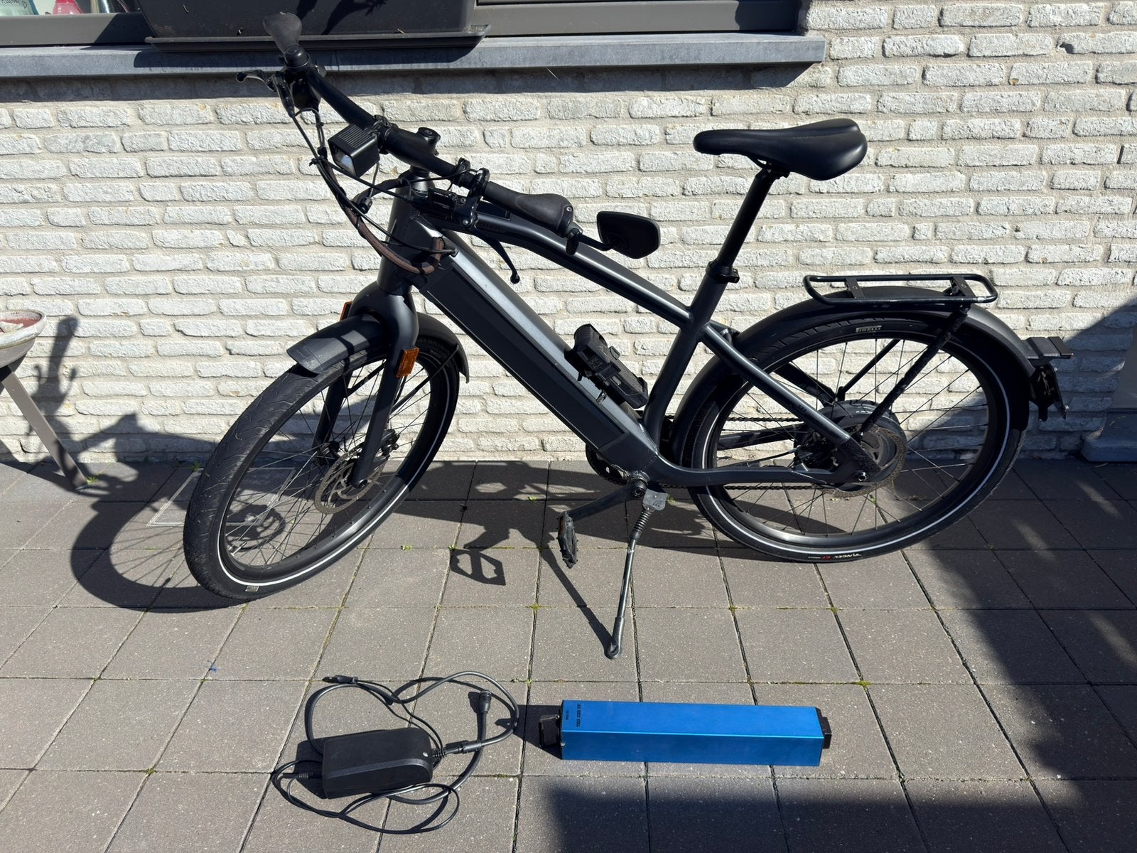 Stromer ST1 L met blauwe batterij en lader, Fietsen en Brommers, Ophalen, Gebruikt, Stromer, 59 cm of meer