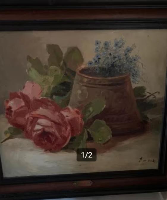 Schilderij van B. De Pooter, Antiek en Kunst, Ophalen