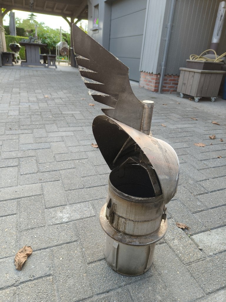 Schoorsteen kachel, Doe-het-zelf en Bouw, Ophalen, Zo goed als nieuw