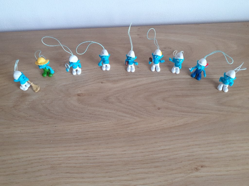 Delhaize Smurfen hangertjes uit 2011, Verzamelen, Ophalen