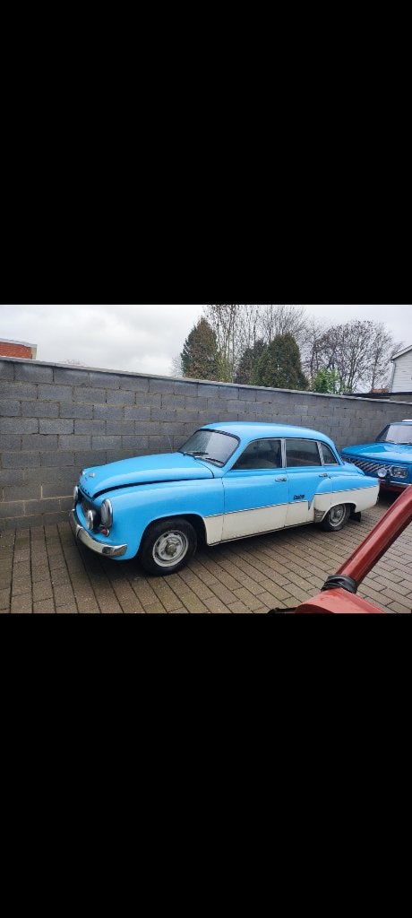 Wartburg 312, Auto's, Voorwielaandrijving, 4 deurs, Blauw, Grijs