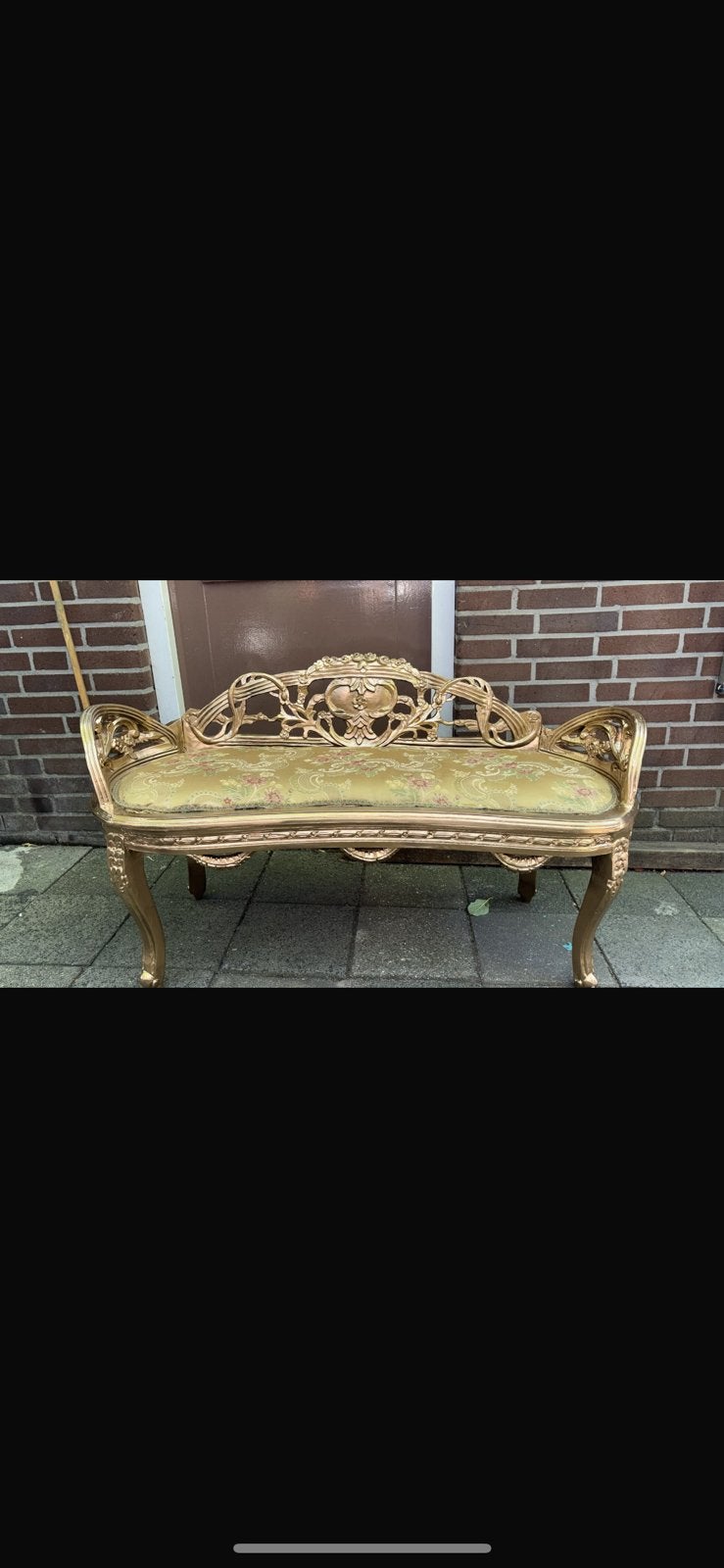 Banquette baroque, Antiquités & Art, Antiquités | Accessoires de maison, Enlèvement