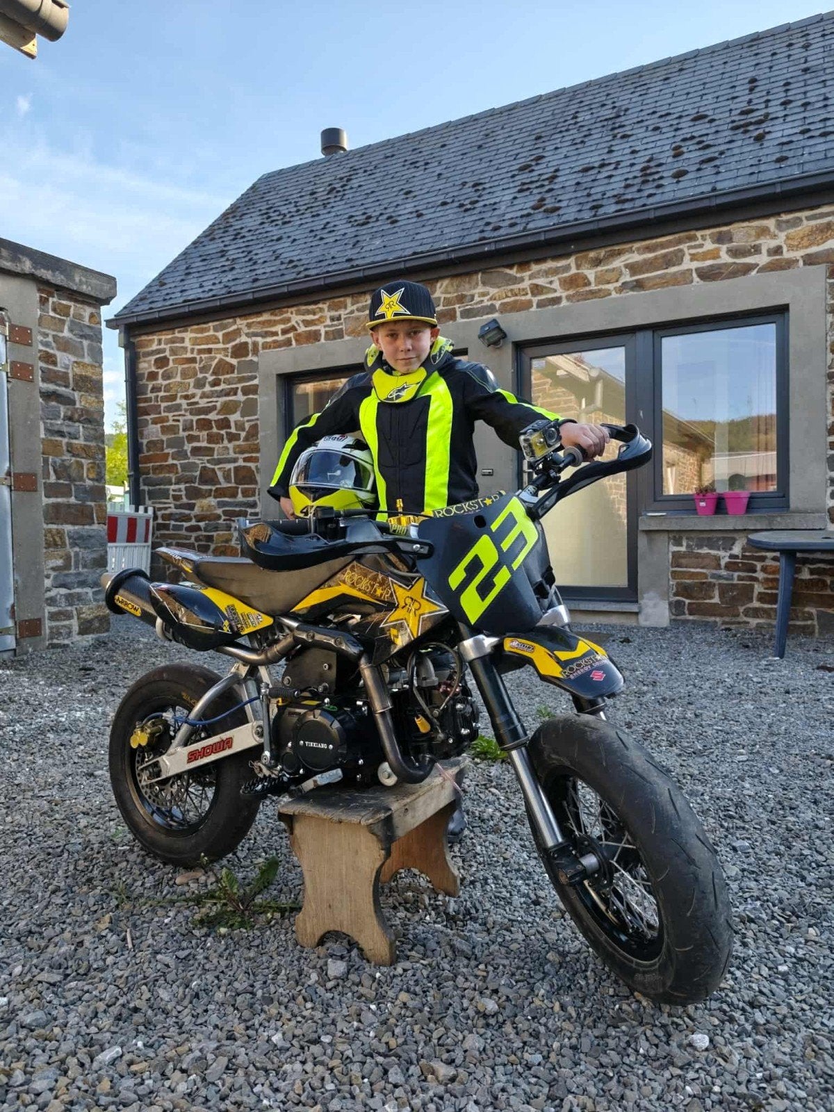 pit bike super-motard, Enlèvement, Comme neuf, 4 vitesses, 140 cm³