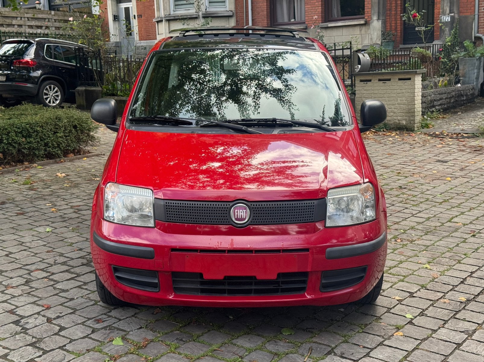 Fiat panda 1.1 benzine EURO4 95.000 km/2011, Auto's, Voorwielaandrijving, 4 zetels, Stof, Zwart