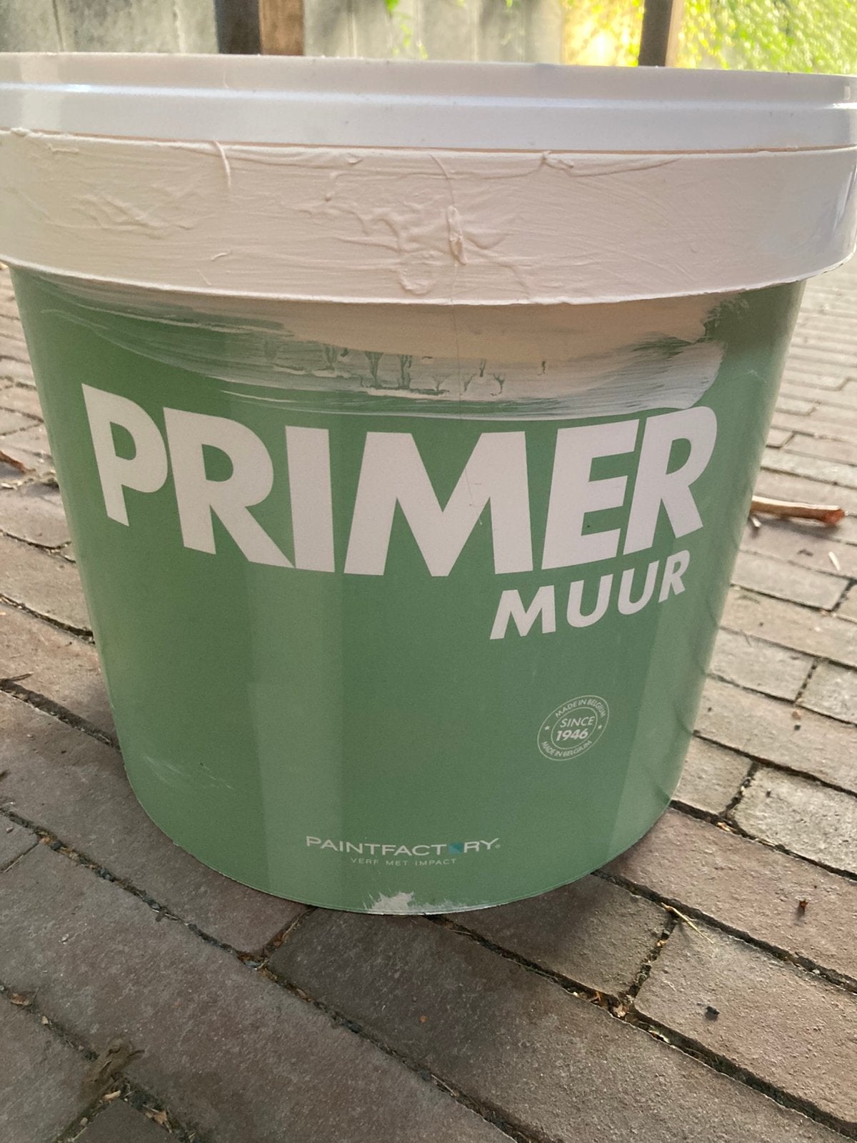 Primer +-4 liter, Ophalen, Gebruikt, Wit, Verf