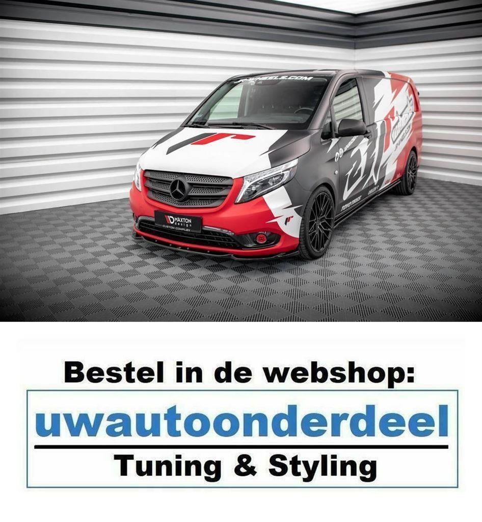 Maxton Spoiler Lip Splitter Voor Mercedes Vito W447 Facelift, Verzenden