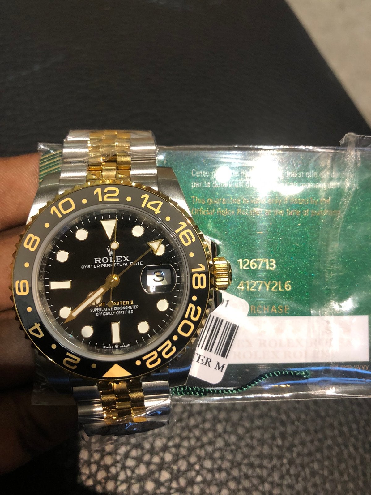 Rolex GMT, Handtassen en Accessoires, Ophalen of Verzenden, Zo goed als nieuw, Rolex
