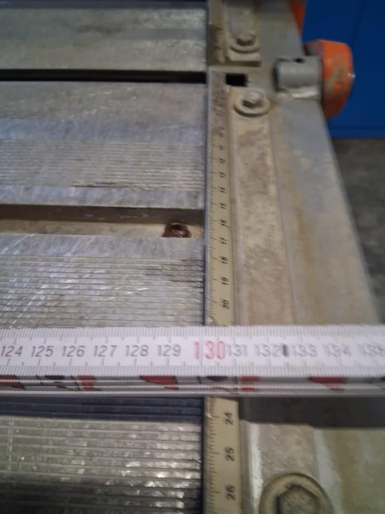 Tegelzaagmachine, Enlèvement, Utilisé