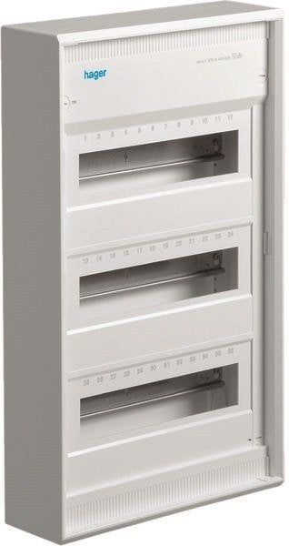 Verdeelkast 36 modules 3V leeg IP30 VA36NL max tot 63A, Verzenden