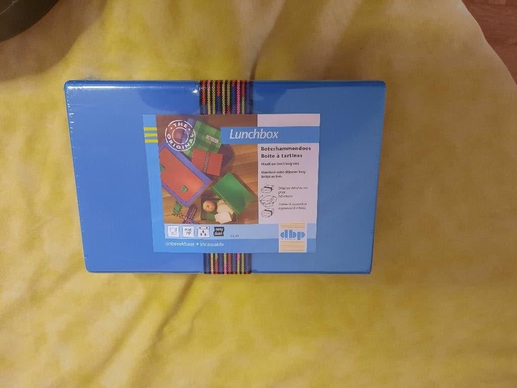 grote nieuwe lunch box met rekker splinternieuw, Ophalen of Verzenden, Nieuw