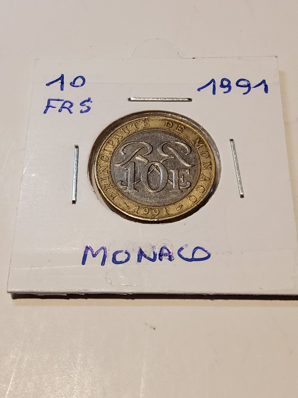 monaco, Postzegels en Munten, Ophalen of Verzenden, Overige landen, Losse munt
