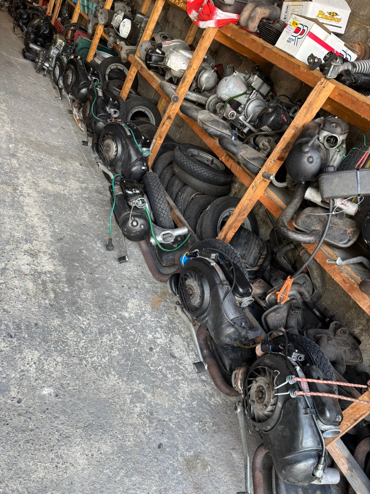 Vespa-motoren, Ophalen, Gereviseerd