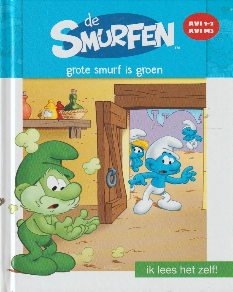 Boek : De Smurfen - leesboekje - Grote smurf is groen., Boeken, Verzenden
