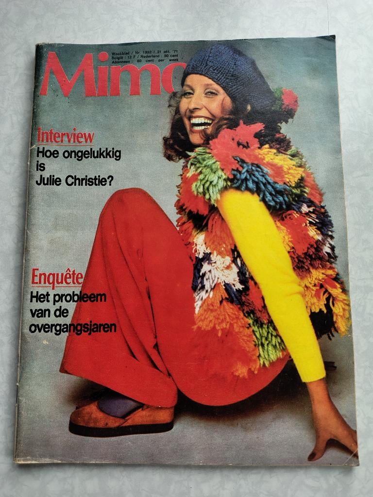 Tijdschrift Mimo 1971, Enlèvement, 1960 à 1980, Journal ou Magazine