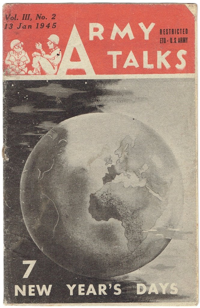Army Talks Magazines WO2/WW2, Enlèvement ou Envoi, Armée de terre, Livre ou Revue